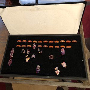 Ring Display Case w/Rings